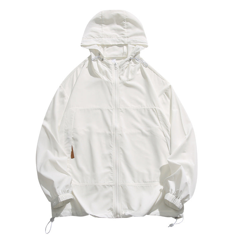 Mountain Hooded Sun-proof Top Men's Thin UPF50 Couple Ice Silk Jacket Sun Protection