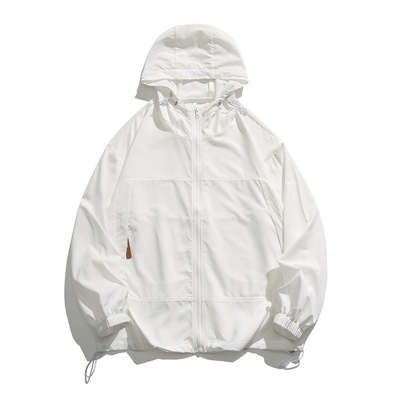 Mountain Hooded Sun-proof Top Men's Thin UPF50 Couple Ice Silk Jacket Sun Protection