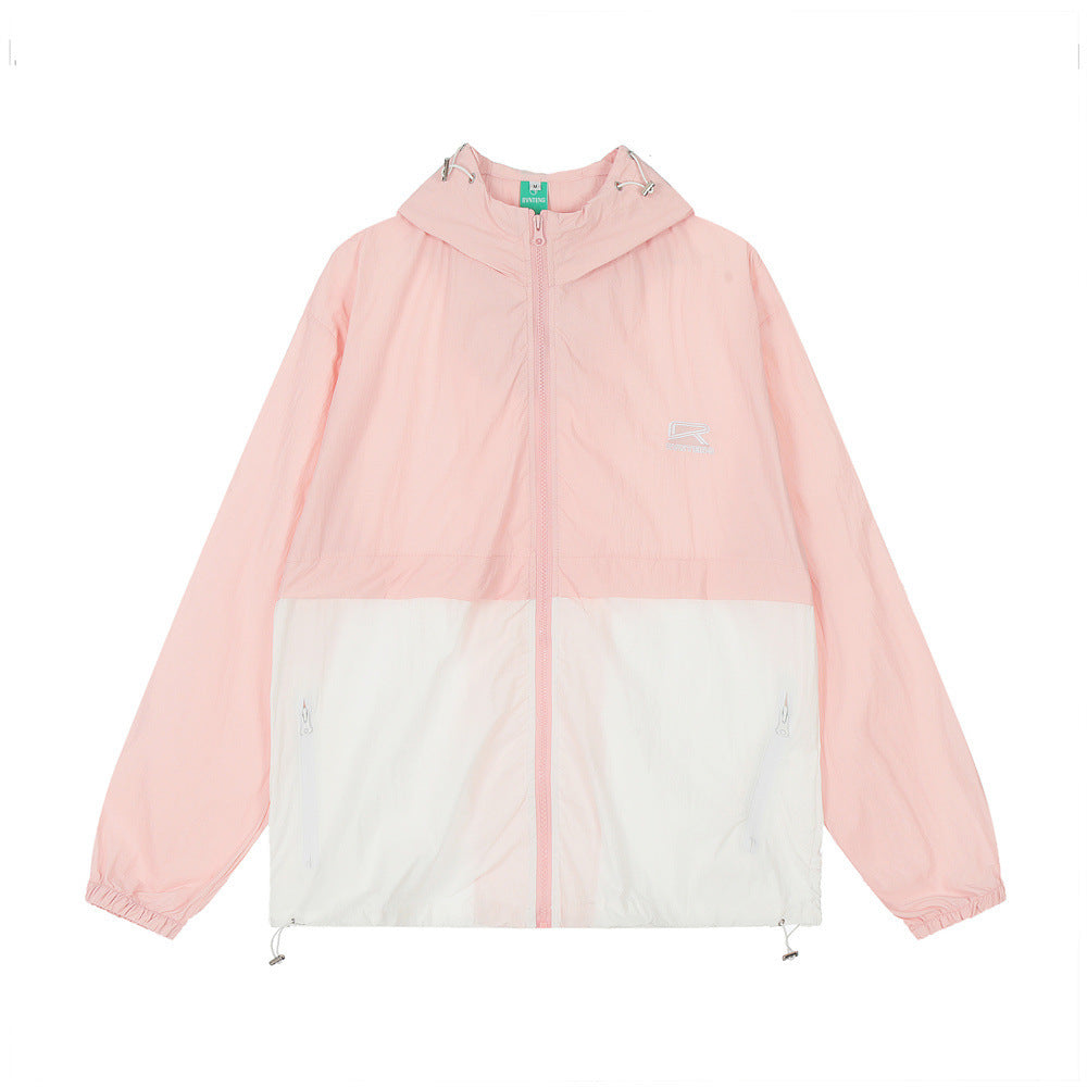 Fashion Stitching Shell Jacket Men And Women
